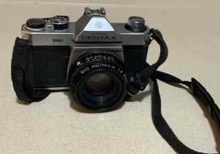 Vintage Pentax Asahi K1000 35mm Film Camera With 50mm Lens