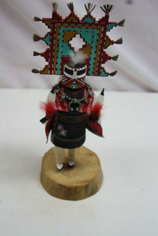 Vintage Authentic Kachina Doll Butterfly Maiden,  Artist Signed