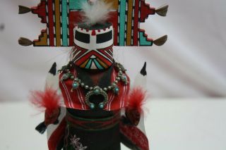 Vintage Authentic Kachina Doll Butterfly Maiden,  Artist signed 3