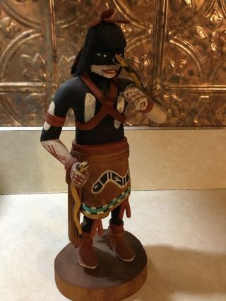 Vintage Hopi Kachina Doll Snake Dancer By Well Known Artist Murray Harvey