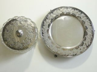 Vintage English Silver Plate & Jam/Jelly Dish Circa 1875 3