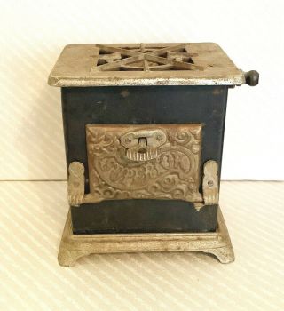 Superior Salesman Sample Gas Stove 1915 Single Burner Toy Kitchen Furniture ??
