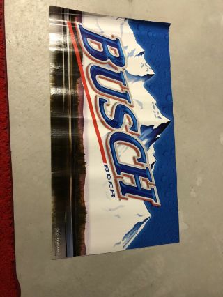 2011 Busch Beer Bar Sign Banner Outdoors Hunting Fishing Advertising