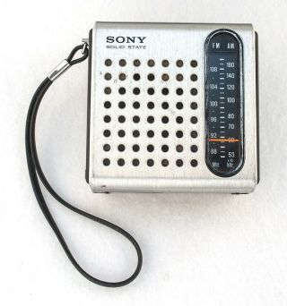 Vintage Sony Solid State Transistor Radio/ Circa 1973 – Model Tfm - 3750w Am - Fm