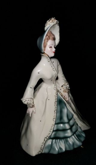 Diane Vintage Lady Figurine Florence Ceramics Pasadena Ca Fancy Articulate Hands