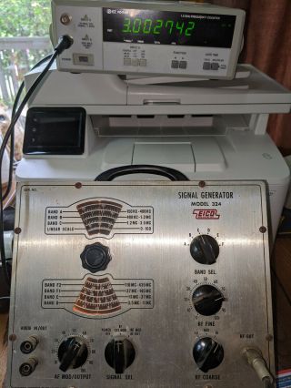 Vintage Eico Model 324 Signal Generator Ham Radio - With Proof