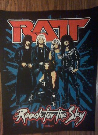 Ratt Backpatch Reach For The Sky Back Patch Band Vintage 1989 Htf