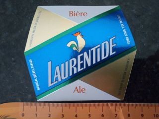 Beer Label Laurentide Ale - La Brasserie Molson Limitée Montreal,  QuÉbec Canada