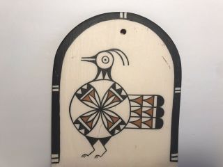 Kewa - Santo Domingo Pueblo American Indian Pottery Wall Pocket - Vicky Calabaza 3