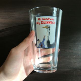 Collectible Guinness Draught Pint Glass “my Goodness My Guinness” Beer Cup