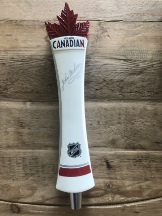 Molson Canadian Nhl Maple Leaf Beer Tap Handle 12 " Tall