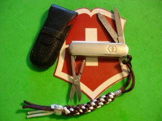 Ntsa Swiss Army Victorinox Pocket Knife 58mm Tiffany Sterling Silver Classic