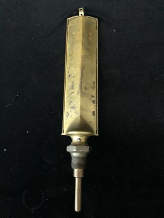 TAG N.  Y.  Brass Thermometer Gauge by C.  J.  Tagliabue Mfg Vintage Railroad Gauge 3