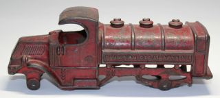 8 " Cast Iron Champion Gas & Oil Truck (needs Wheels And Axles)