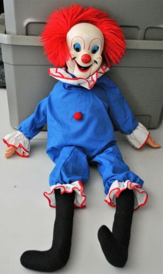 Larry Harmon Bozo The Clown Ventriloquist Doll Eegee Co.
