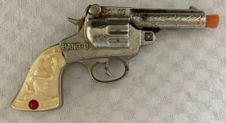 1940 Toy Cast Iron Stevens Bango Cap Gun For Collectors
