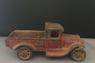 1920s Cast Iron Model T Ford Pick Up Truck Toy 209 By Arcade Some Old Paint