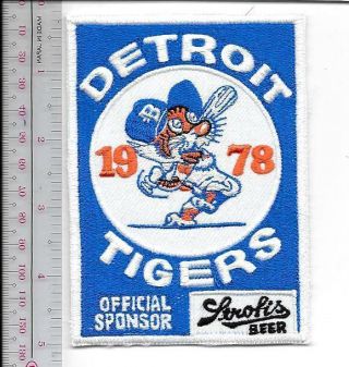 Beer Baseball Detroit Tigers & Stroh 