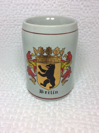 Vintage Berlin Gerz Stoneware.  5l Beer Stein Mug - Made In West Germany
