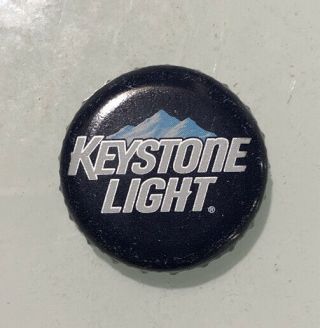 100 Keystone Light Beer Bottle Caps No Dents