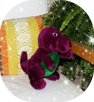 Vintage Barney The Dinosaur 10” Dakin Backyard Gang Plush Lyons Group