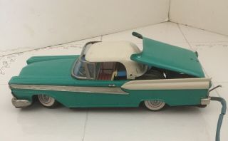 Tin Battery Operated 1959 Ford Fairlane / Japan