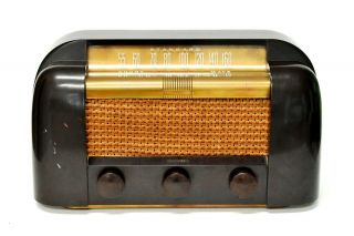 | Vintage Rca Victor Short Wave Radio Model 66x1 Brown