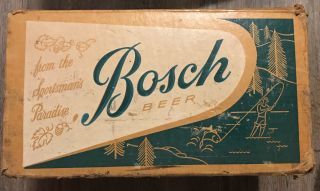Bosch Premium Beer Box Only Vintage 91/2 X 14 X 8 Houston Mi