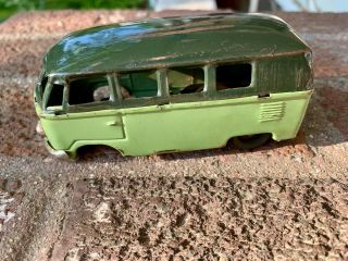 Vintage Tin Friction Vw Bus Made In Japan Parts Restore 4 " Long