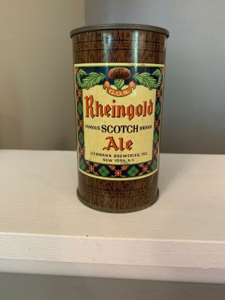 Rheingold Scotch Ale 12 Oz.  Flat Top Ale - Liebmann Breweries,  Inc.  York,  Ny