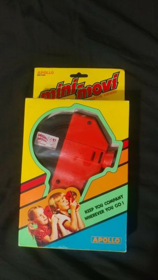 Rare Apollo Mini Movi Viewer Cartridge Player Vintage Retro Toys Games Marvel