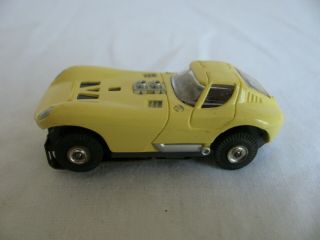 Vintage Aurora Thunderjet Tjet Ho Scale Yellow Cheetah Slot Car 1403 Vg