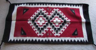 Southwest Navajo Wool Indian Designed 20 " By 40 " Chief 