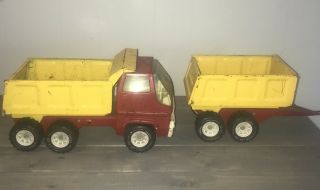 Vintage Tonka Dump Truck And Attachment With XR 101 Tires 2