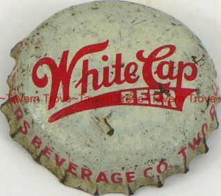 1930s Wisconsin Two Rivers White Cap Beer Cork - Lined Crown Tavern Trove