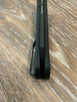 Pro - tech Malibu Flipper Knife – Full Black DLC 2