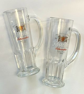 Set Of 2 Kostritzer - German Beer Glasses/mugs/stein - 0.  3 Liter