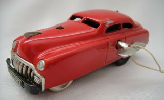 Vintage Schuco Varianto - Limo 3041 Wind - Up Red Car Us Zone Germany