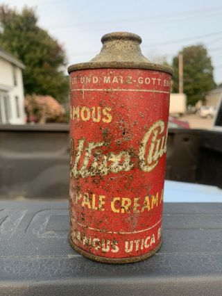 Utica Club Pale Cream Ale Cone Top Beer Can Low Pro West End Utica,  Ny 1 - 12 - 1 - T.
