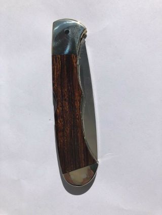 Buck Knife Burlock,  Desert Ironwood Handle,  Sandvik Satin Blade Limited Edition