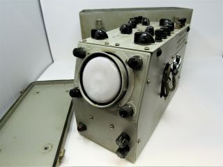 Vintage Navy Oscilloscope Os - 8c/u And Case Cy - 1300 A/u
