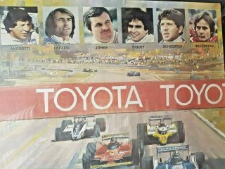 Toyota Grand Prix 1980 - Vintage Poster - Car Memoribilia 2