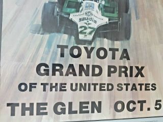 Toyota Grand Prix 1980 - Vintage Poster - Car Memoribilia 3