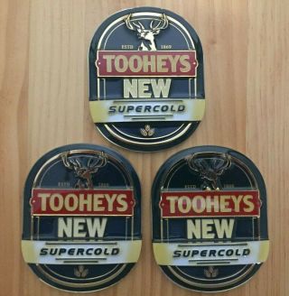 Tooheys " Supercold " Metal Beer Tap Badge/decal - Choice Of (3)