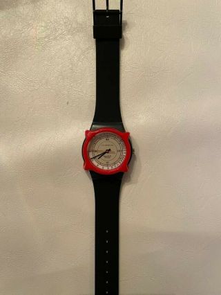 Vintage Swatch Watch 1987 Pulsometer GA106.  Has Swatch rubber strap. 2