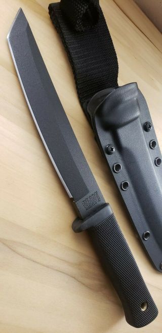 Vintage Cold Steel Recon Tanto Fixed Blade Knife/ Carbon V Steel/ Usa