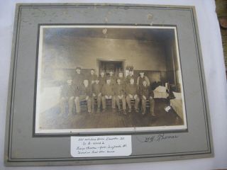 Old Photo Of Civil War Veterans,  Danville Il Old Soldiers Home