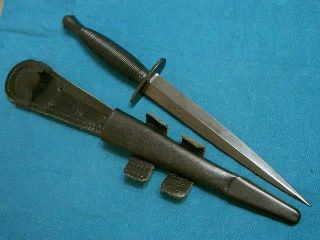 Nowill British F/s Fairbairn Sykes Commando Dirk Dagger Stiletto Knife Knives Ec