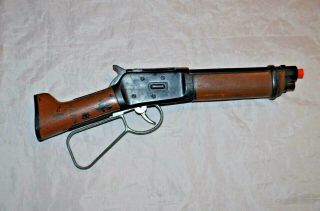 Vintage Wanted Dead Or Alive Marx Cap Gun Rifle Toy Plastic