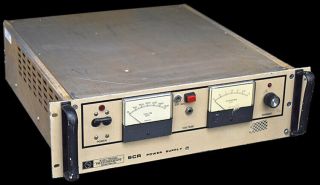 Vintage Emi Scr - 600 - 3 - Ov Industrial Rack Mount Psu Power Supply Unit Parts